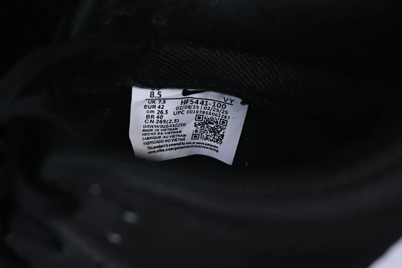 All categories Nk SB Dunk Series Nk SB Dunk Low High-end customized low-top sneakers Nike SB Dunk Low All black and white hook Anniversary high-end customized low-top casual sneakers HF5441-100